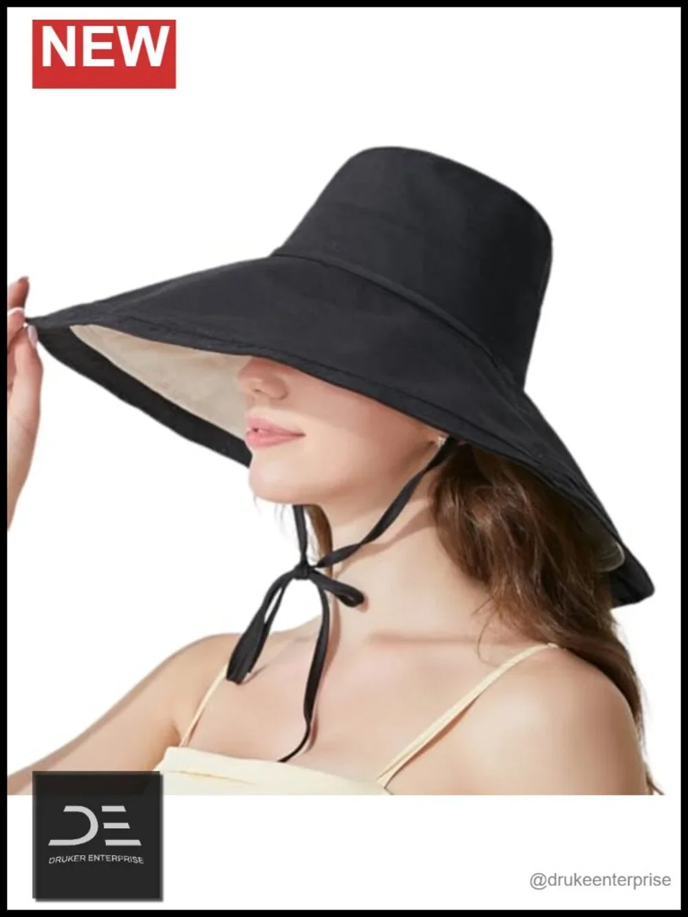 UPF 50+ Foldable Reversible Extra-Large Brim Floppy Sun Hat